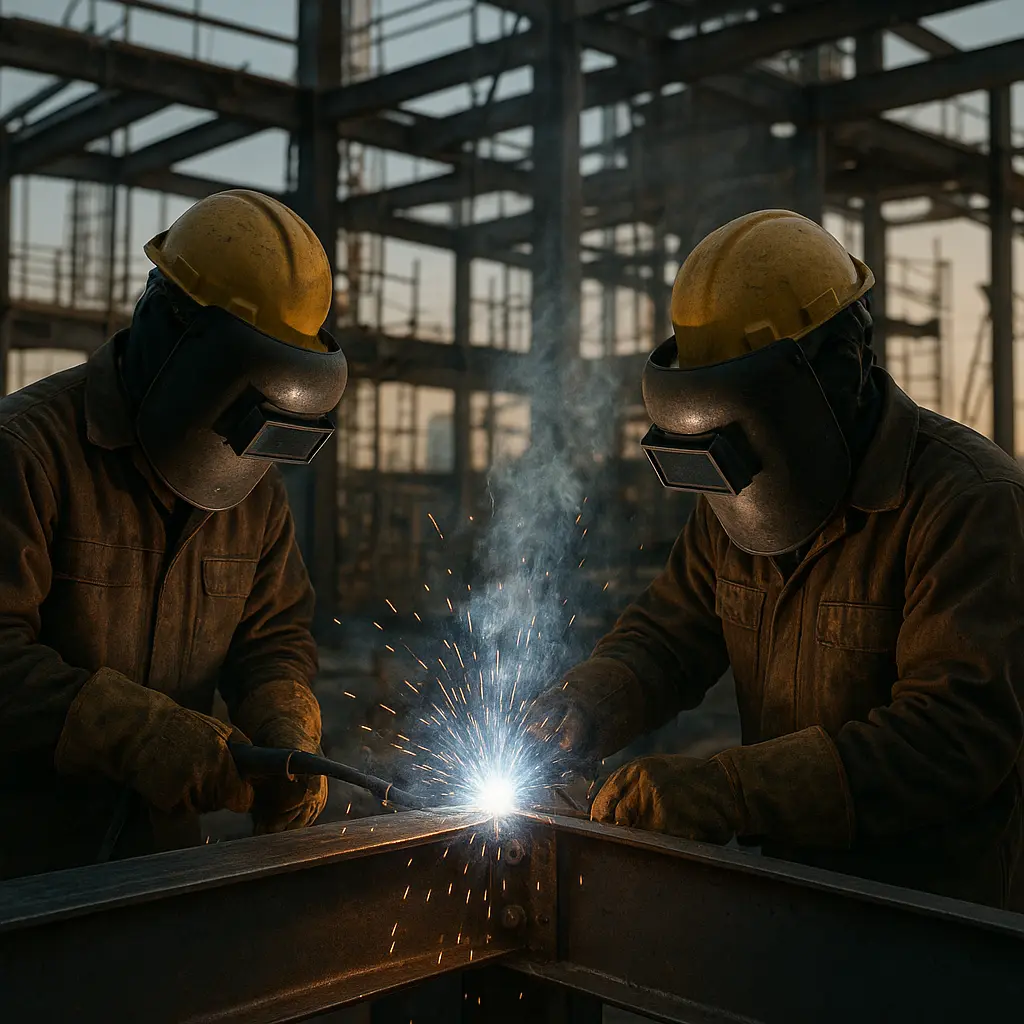 Structural steel welding